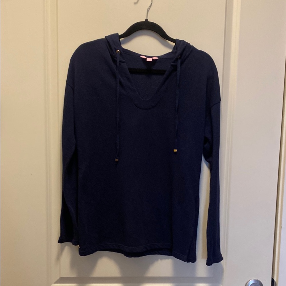 Lilly Pulitzer Navy Blue Hoodie